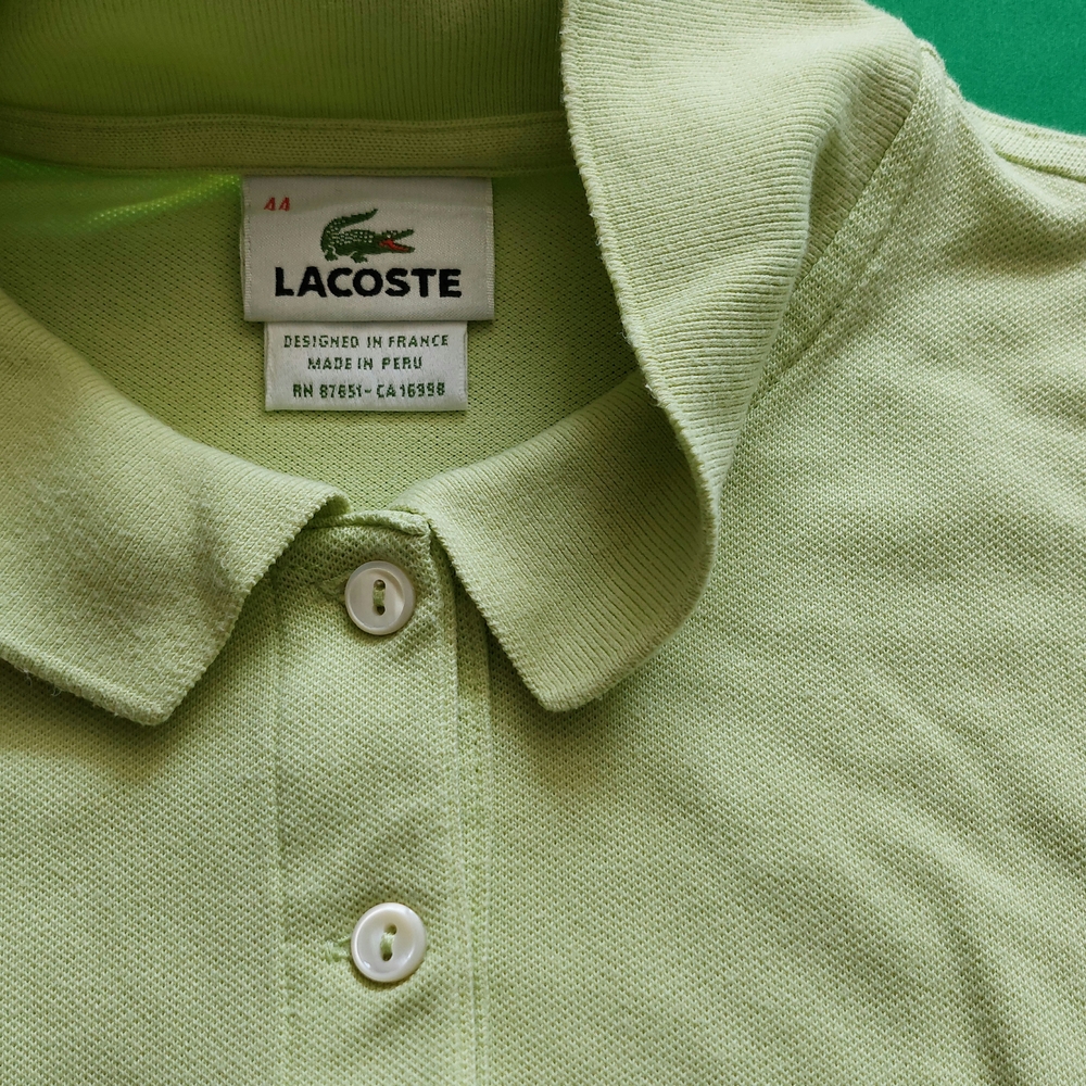 Lacoste Women's Green Polo Shirt